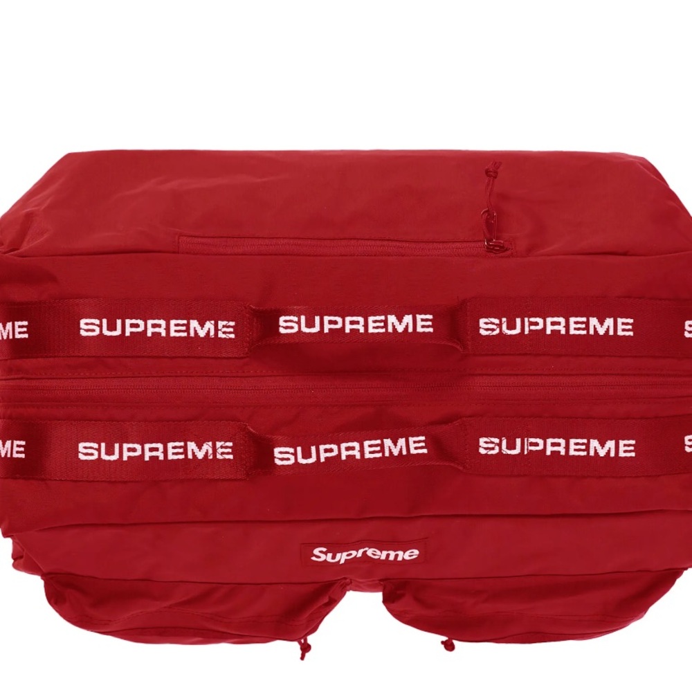 Supreme SS18 Red Duffle Large